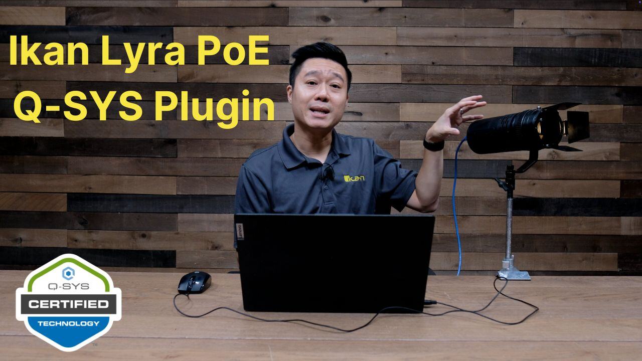 Ikan Q-SYS Lyra PoE Plugin-2